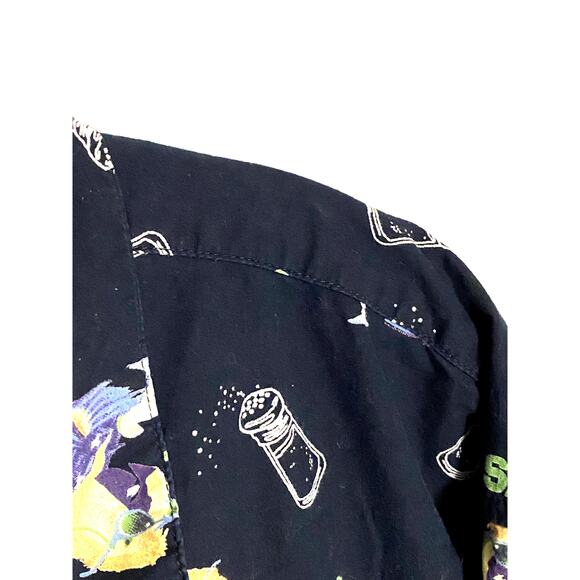 Caribbean Soul Got Salt Parrot Button Shirt Men XXL Vacation Hawaiian Resortwear - Picture 4 of 6